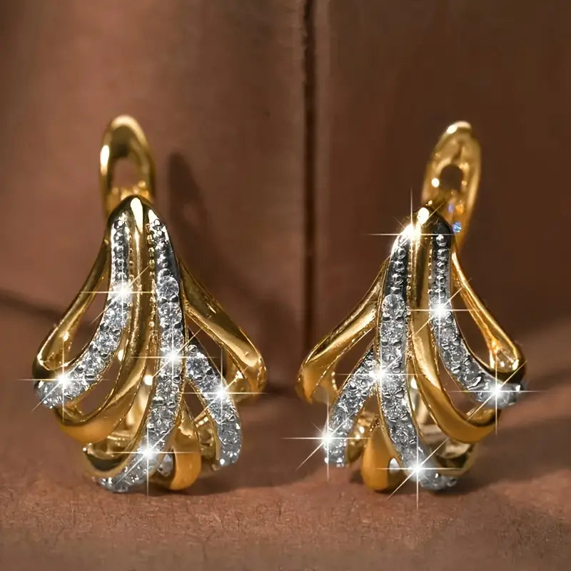 's Elegant Hoop Earrings.