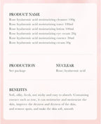 Bioaqua Rose Hyaluronic Acid Moisturizing 6 Pcs Skin Care Set