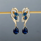 ANGOL Romantic Flower Dangle Earrings for Women.