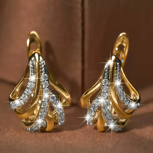 's Elegant Hoop Earrings