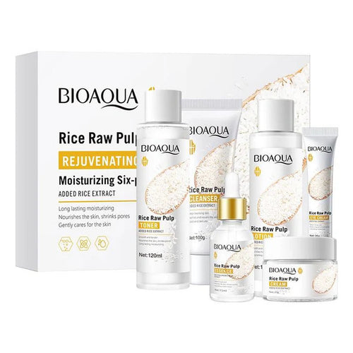 All in One Rice Raw Pulp Skin Care Products Set
