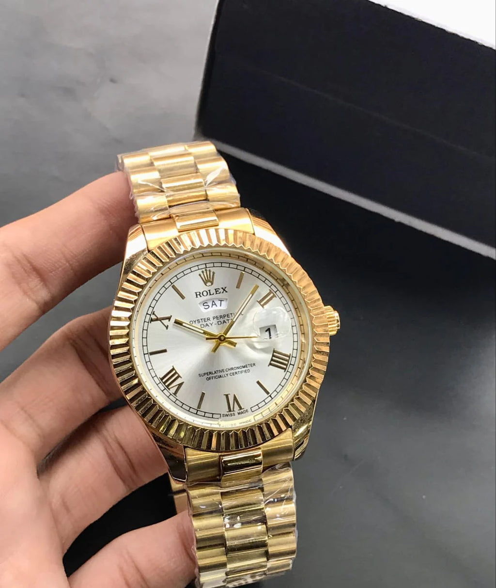 ROLEX Mens Watch Roman Model Original Fitting