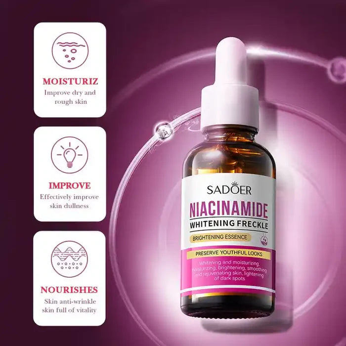 Sadoer Niacinamide Whitening Anti Freckle Essence Serum 30ml