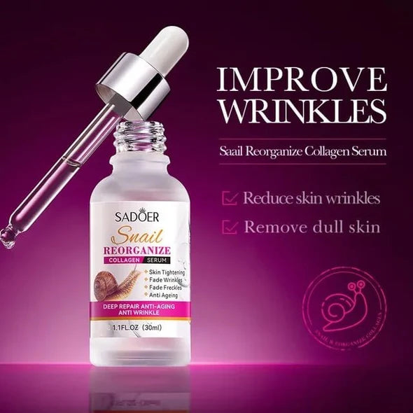 Sadoer Snail Reorganize Collagen Face Serum 30ml