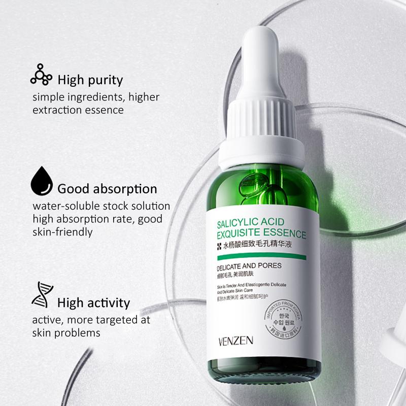 ETAE Venzen Salicylic Acid Essence Acid Pore Moisturizing Face Serum