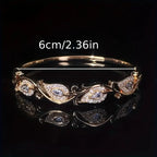 1pc Elegant Women'S Bracelet with Sparkling Synthetic Zirconia Accents.