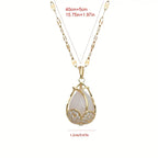 Elegant Tulip Pendant Necklace.