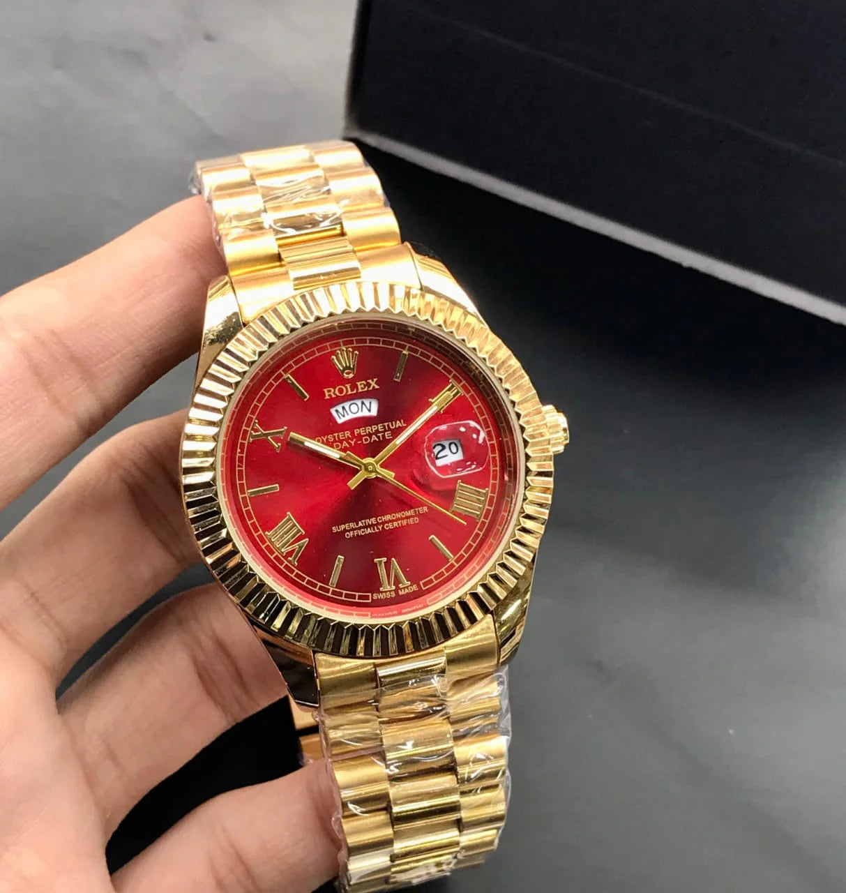 ROLEX Mens Watch Roman Model Original Fitting