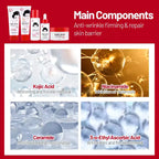 Guanjing Kojic Acid Whitening Anti Aging Skin Care Set 5Pcs