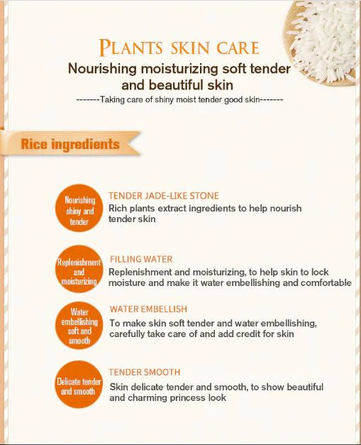 Rorec Moisturizing Anti Wrinkle Rice Face Serum for Open Pores 15ml