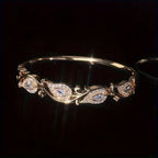 1pc Elegant Women'S Bracelet with Sparkling Synthetic Zirconia Accents.