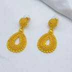 1 Necklace + 1 Pair of Earrings Simple Arabian Style Jewelry Set.