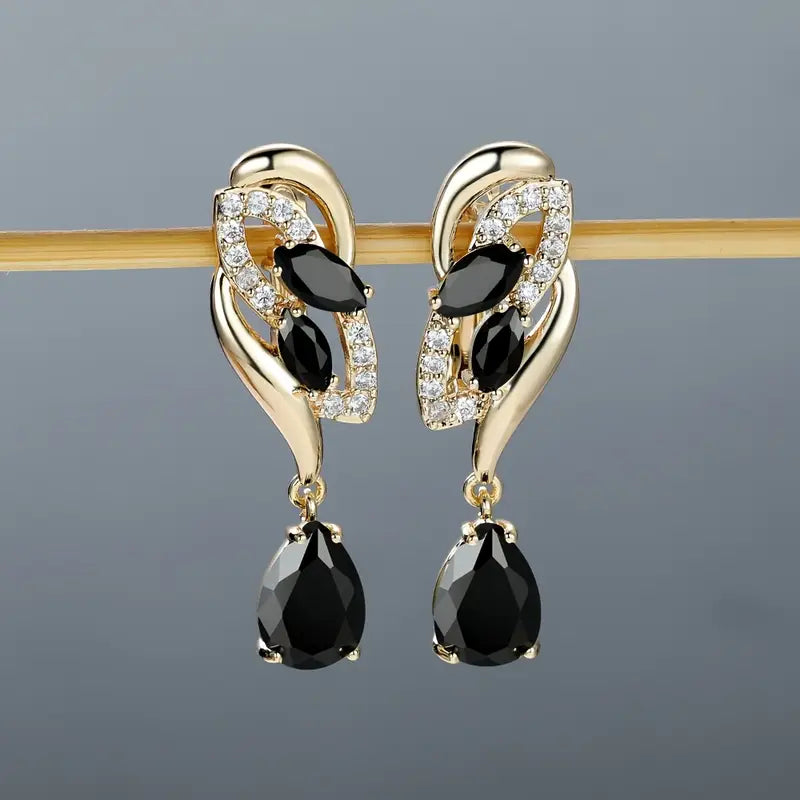 ANGOL Romantic Flower Dangle Earrings for Women.