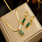 2pcs Niche Style Snake Bone Chain Pendant Necklace for Women