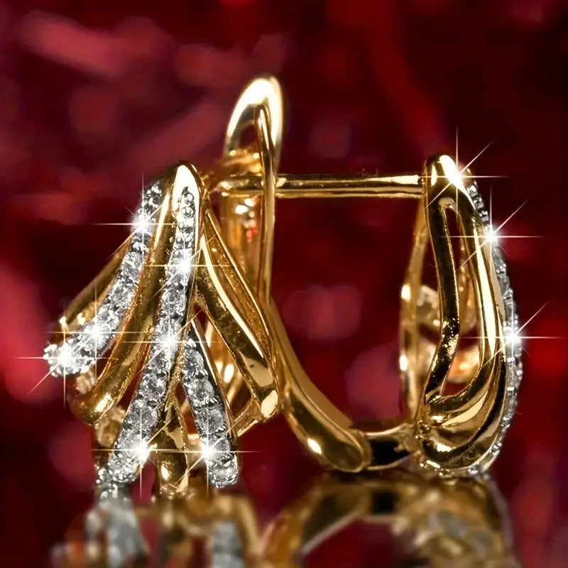 's Elegant Hoop Earrings.